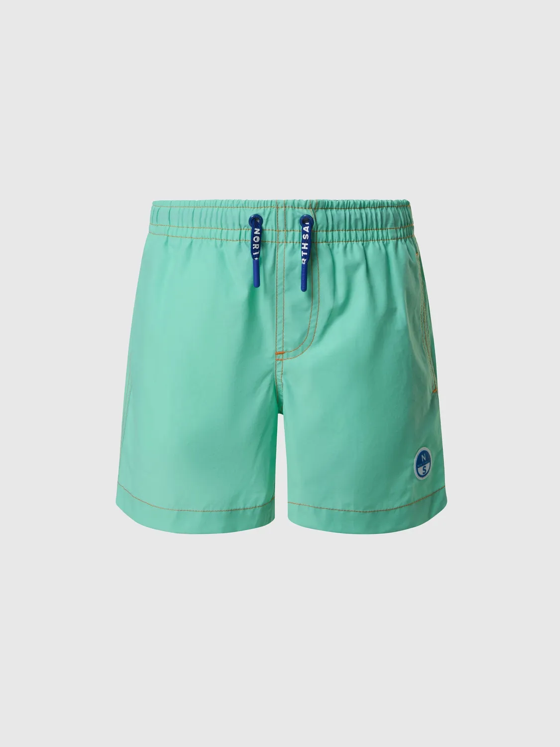 North Sails Short de bain enfant poche bleu océan