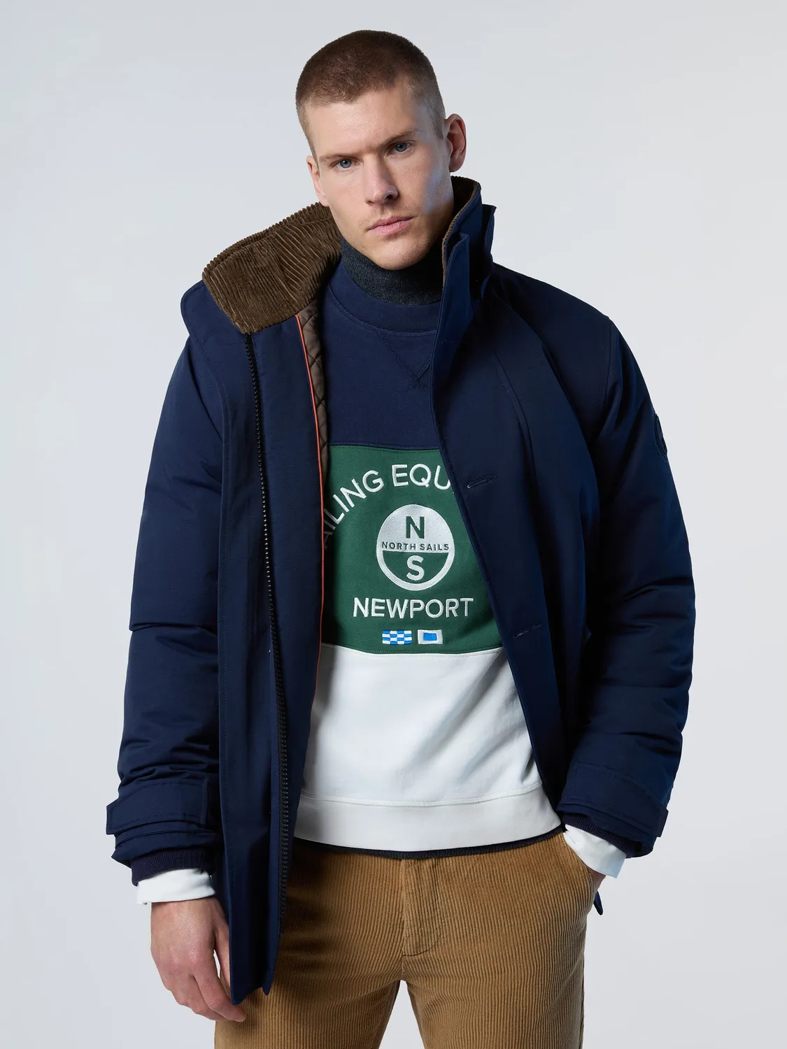 North Sails Crest veste homme bleu marine régulière