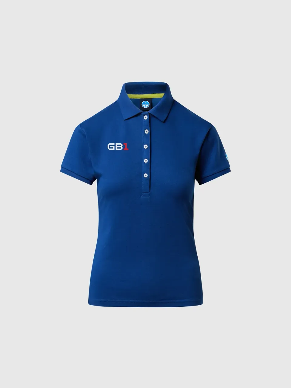North Sails GB1 polo piqué stretch bleu océan femme