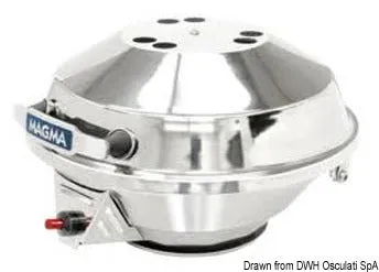 Magma Marine Kettle barbecue gaz inox bateau