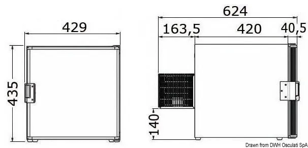 Isotherm Cubic 40 réfrigérateur bateau 12/24V