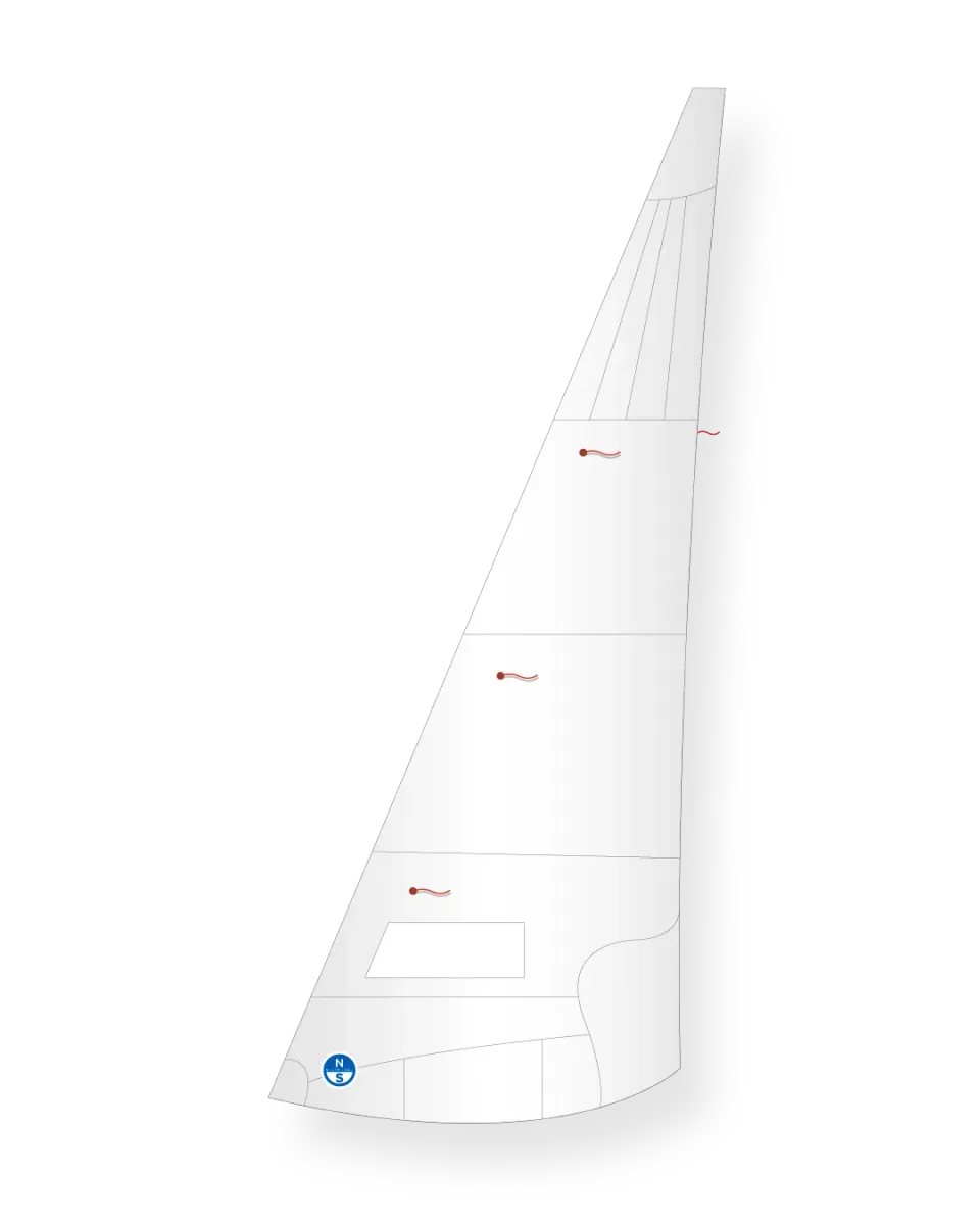 North Sails Merlin Rocket MJR-5 foc zip régate