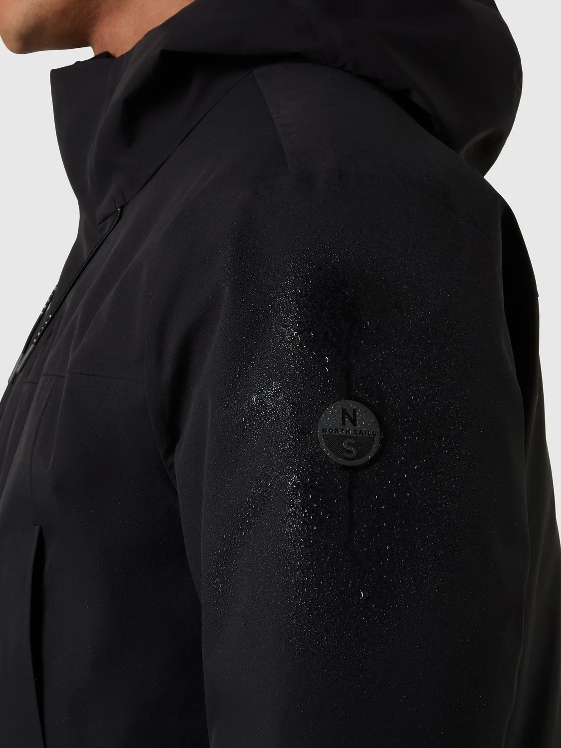 North Sails 3-in-1 Storm Trench veste noire modulaire
