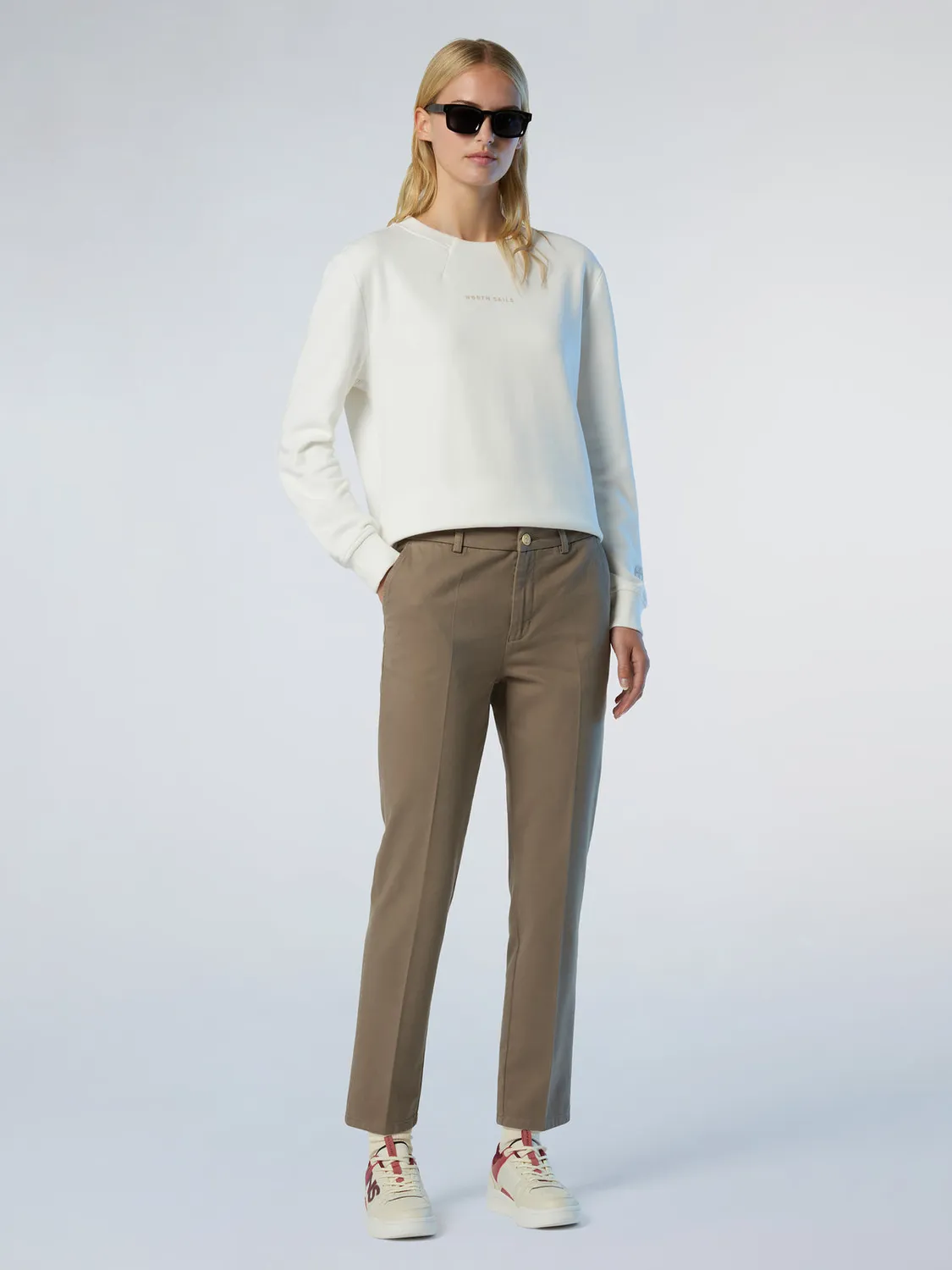 North Sails sweat logo tonal molleton coton gratté