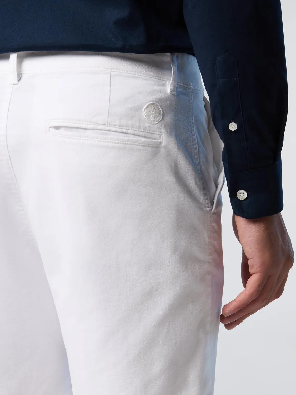 North Sails Chino short homme logo patch régulier