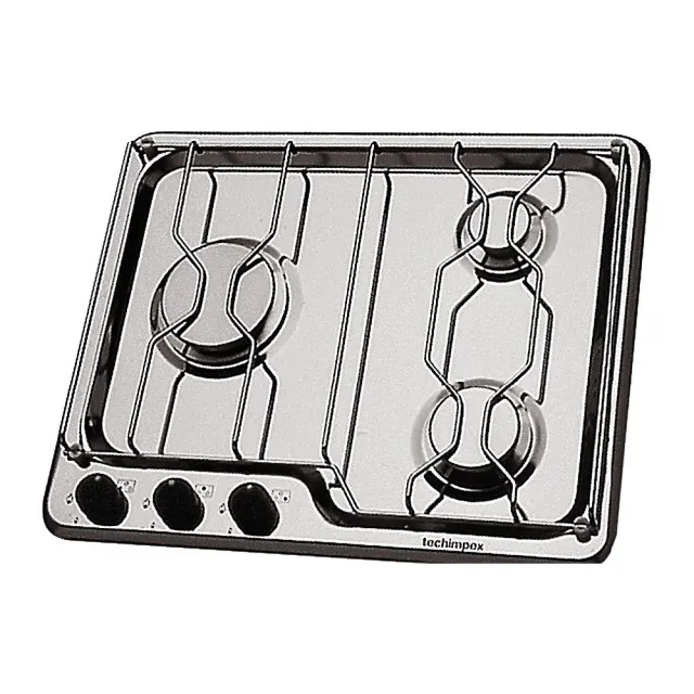 easysea Techimpex 3 feux plaque cuisson bateau inox