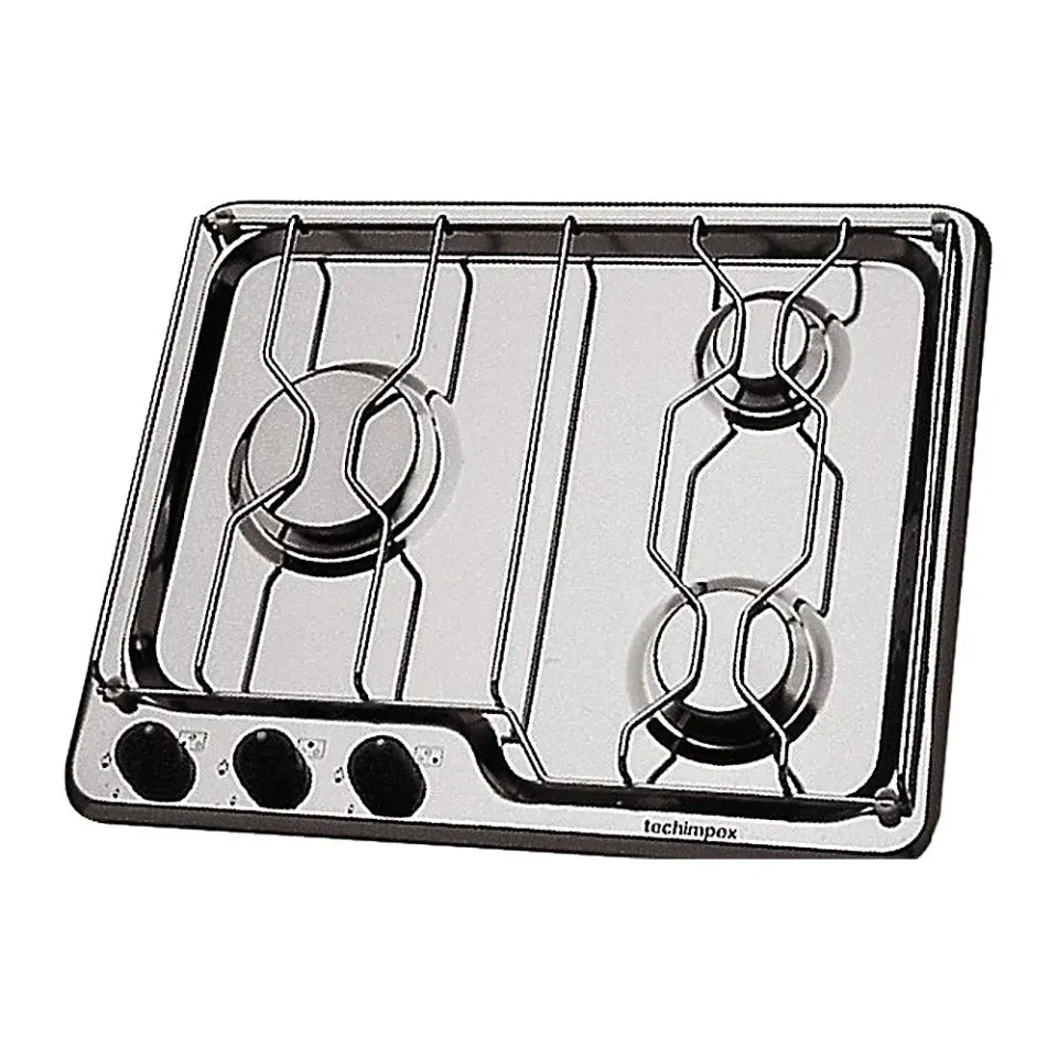 easysea Techimpex 3 feux plaque cuisson bateau inox
