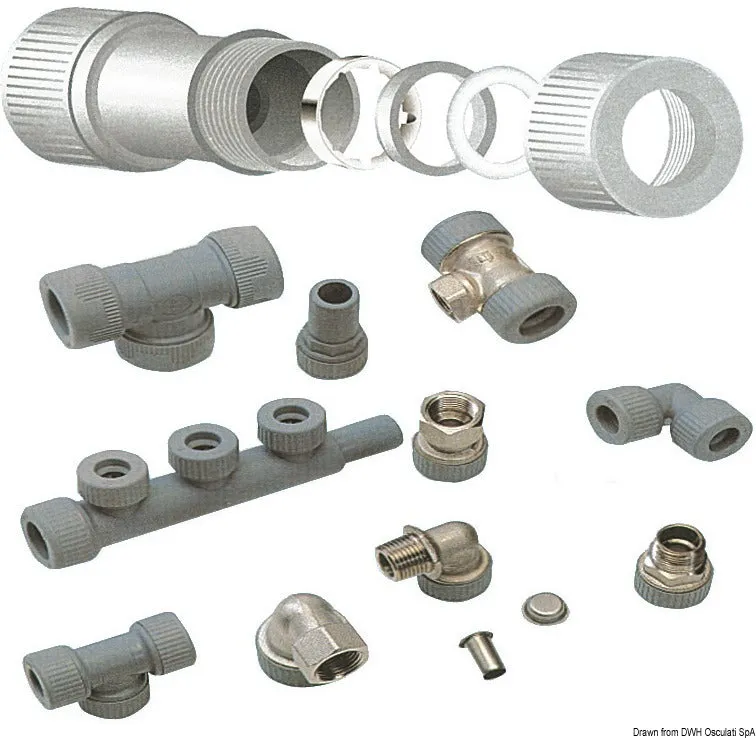Osculati Hydrofix raccord T laiton 1/2 pouce