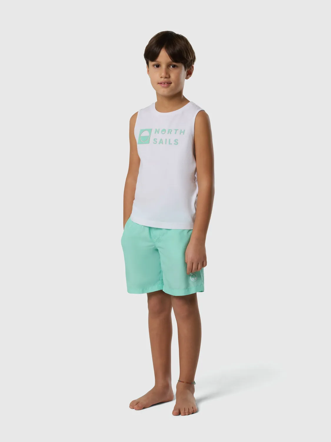 North Sails Packable Short de Bain Enfant Cabbage Léger