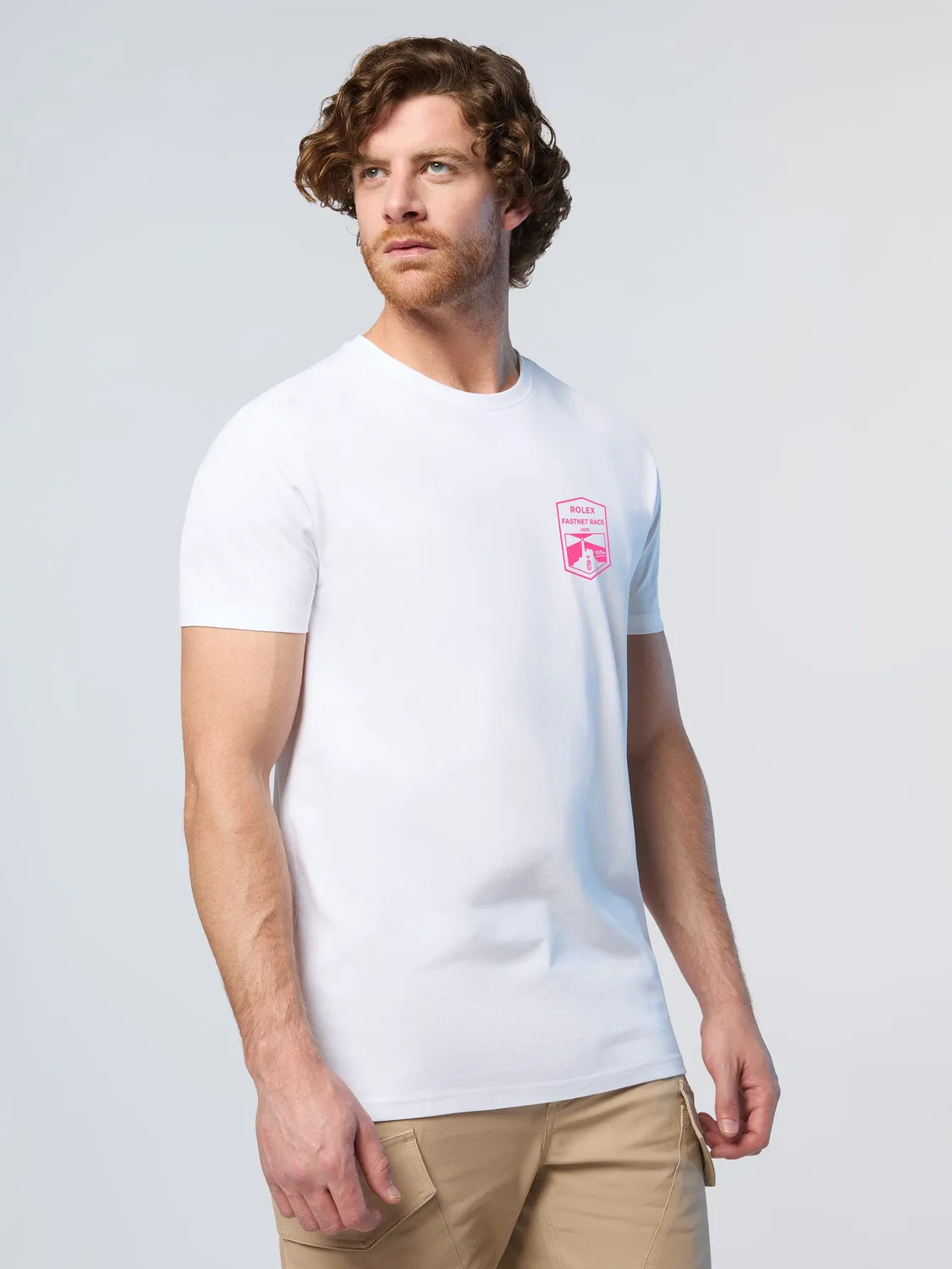 North Sails Rolex Fastnet 2025 t-shirt homme blanc