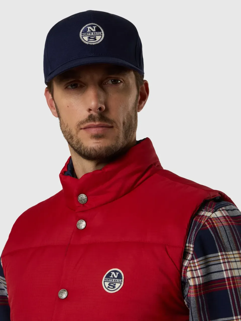 North Sails casquette baseball logo brodé Black Iris homme réglable