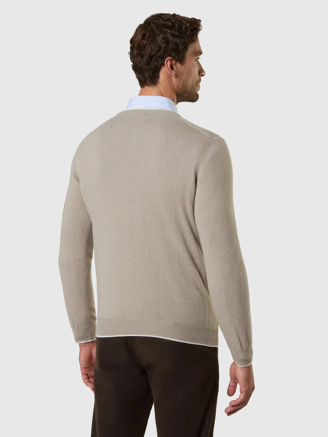 North Sails pull col rond mélange cachemire