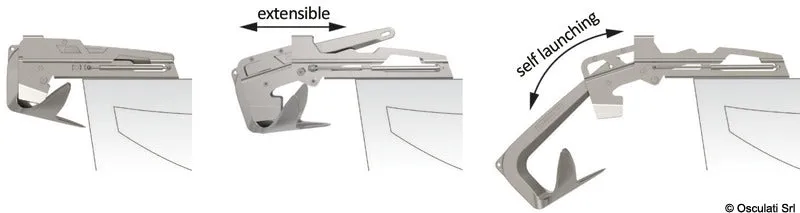 easysea Mr Fantastic davier ancre inox extensible 22 cm