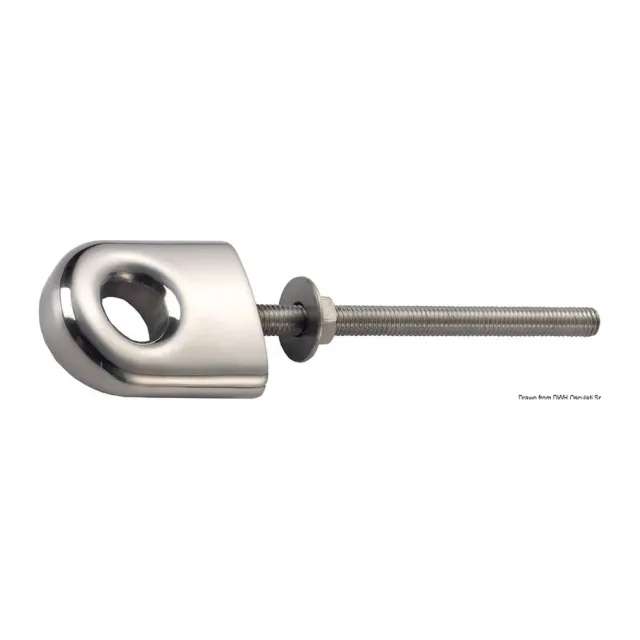 easysea Anneau proue-poupe inox AISI 316 tige 10 mm