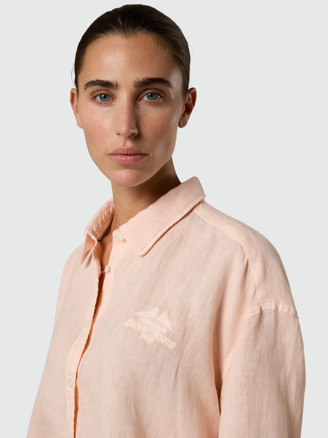 North Sails Saint-Tropez chemise manche courte femme corail