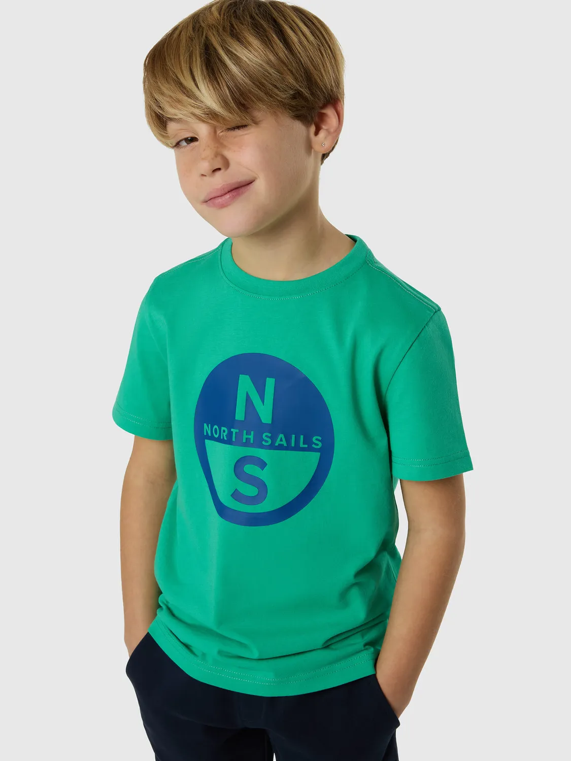 North Sails t-shirt maxi logo jersey coton bio