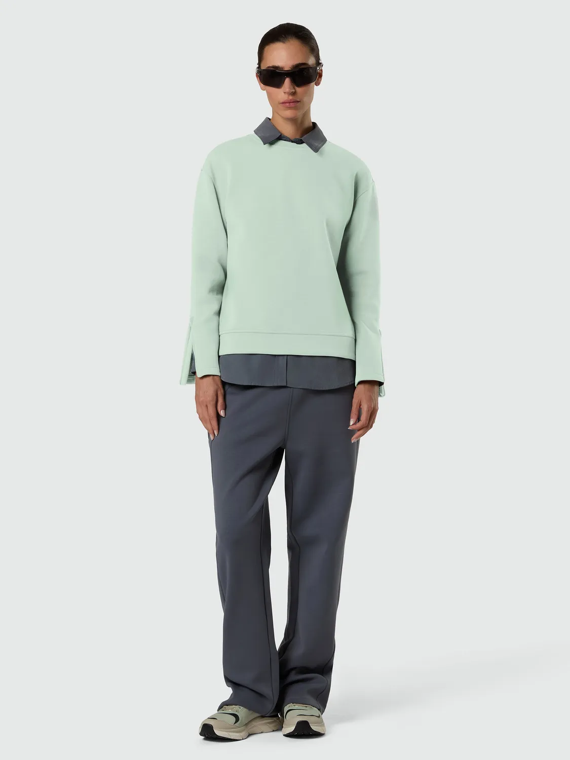 North Sails Winter Interlock sweat col rond Turbulence femme molleton