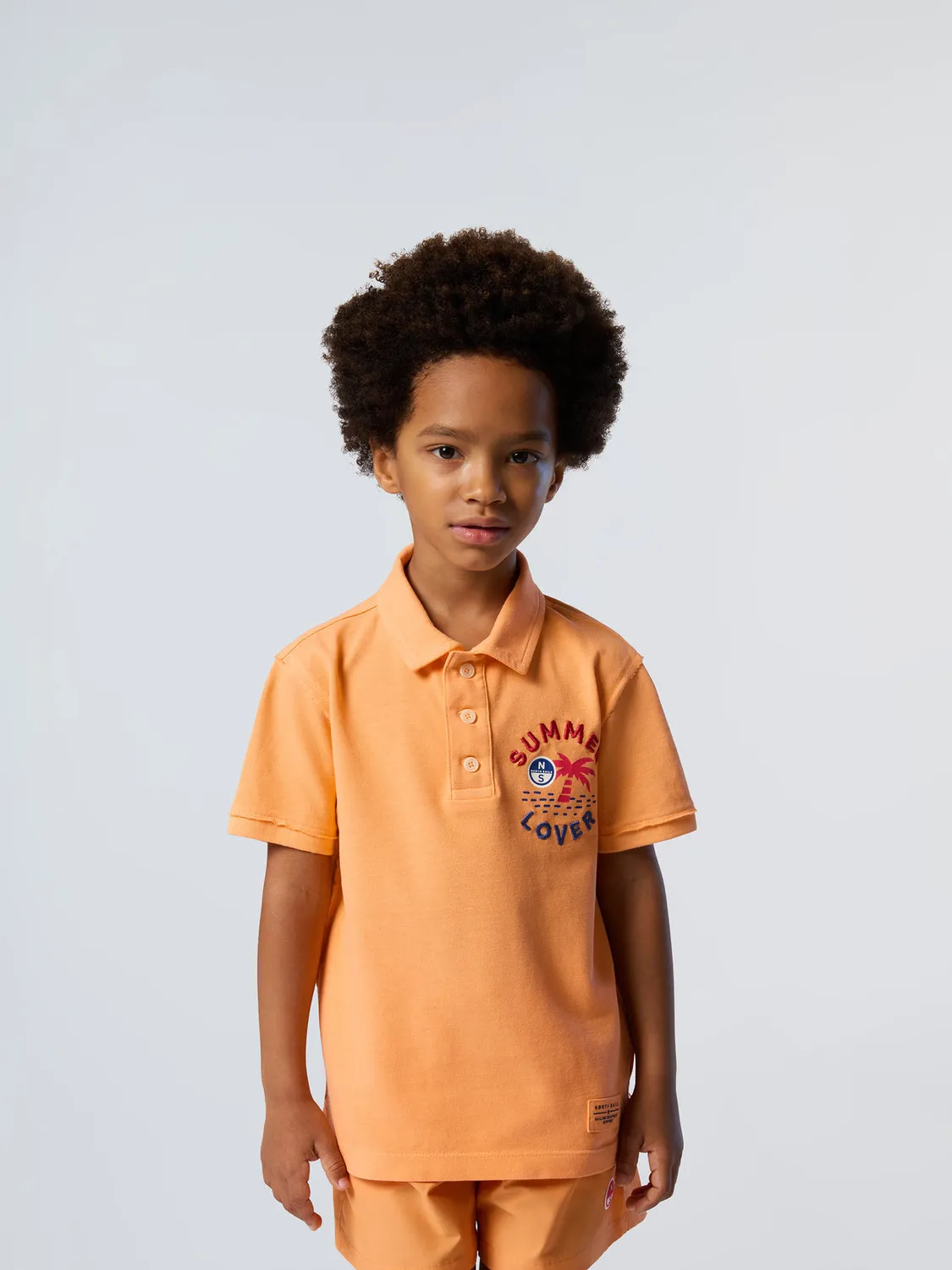 North Sails polo enfant palmiers coton bio