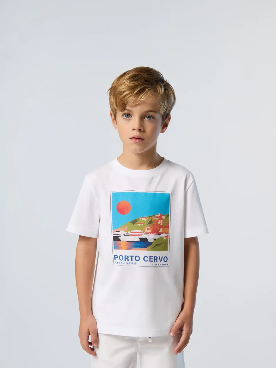 North Sails Graphic T-shirt coton bio col rond
