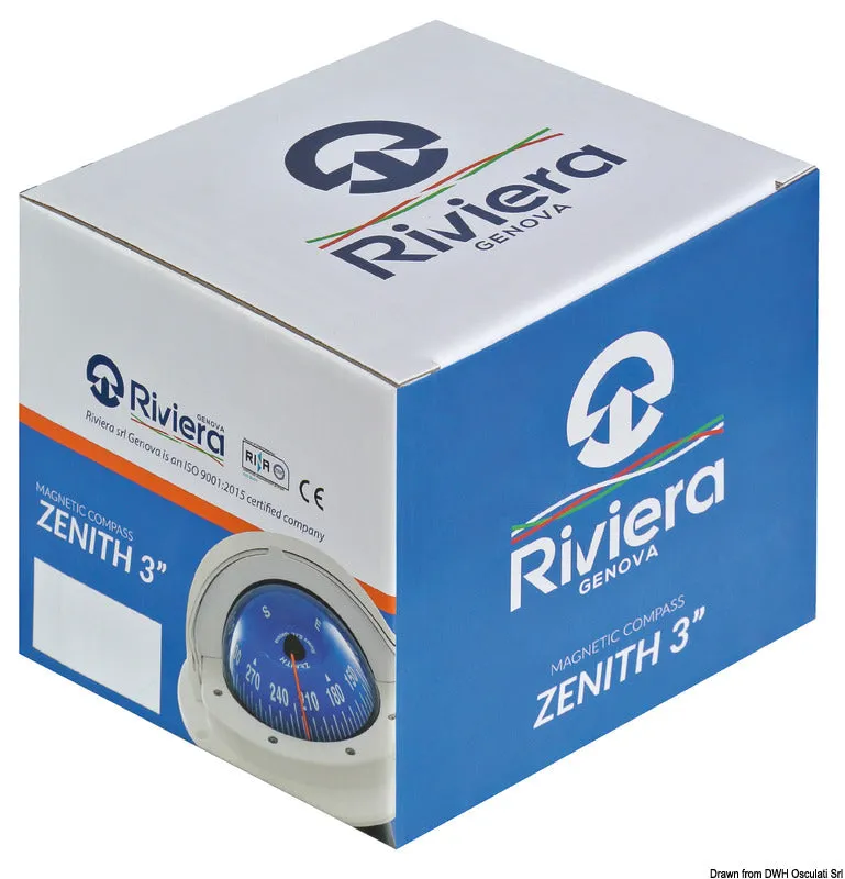 Riviera BZ1/AV compas bateau 3 pouces noir 12V