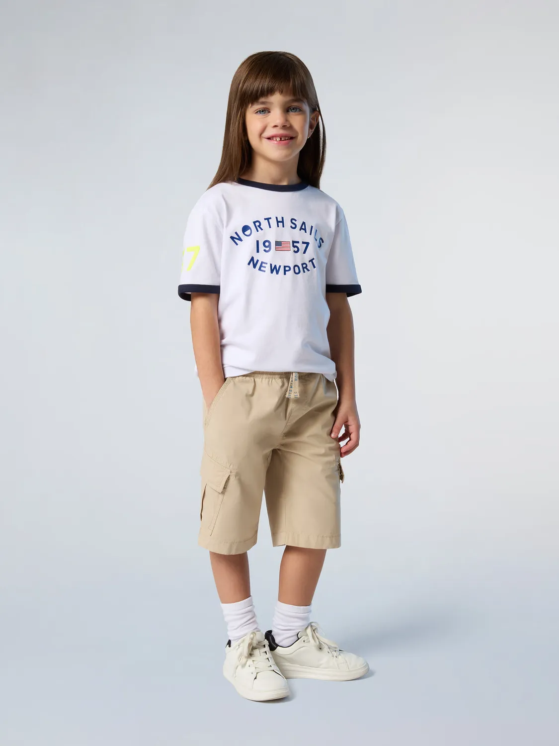 North Sails Newport t-shirt enfant coton bio imprimé
