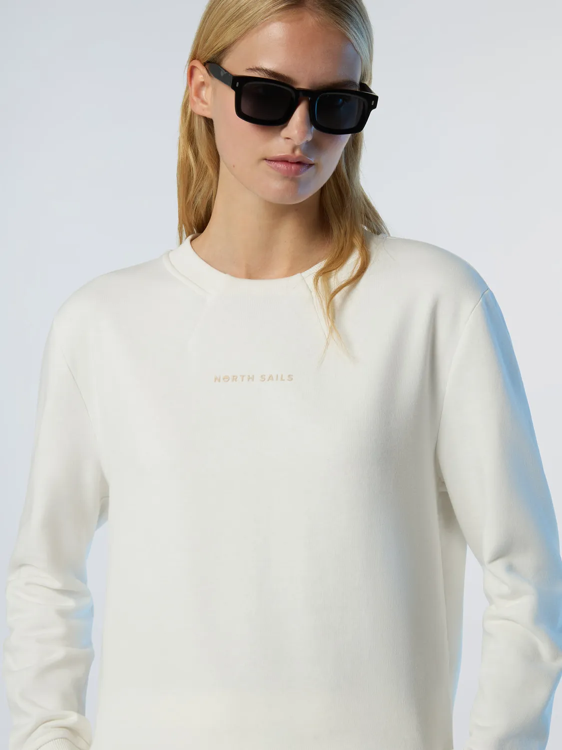 North Sails sweat logo tonal molleton coton gratté