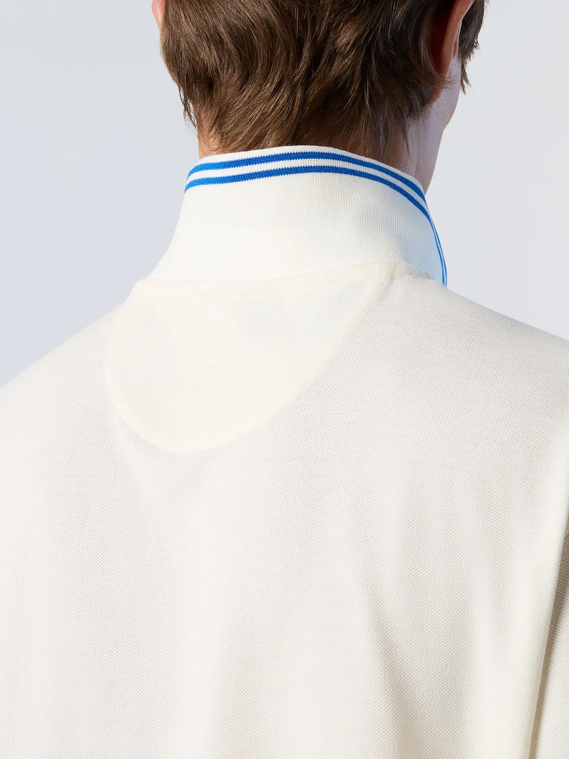 North Sails Polo piqué bio teint pigment logo