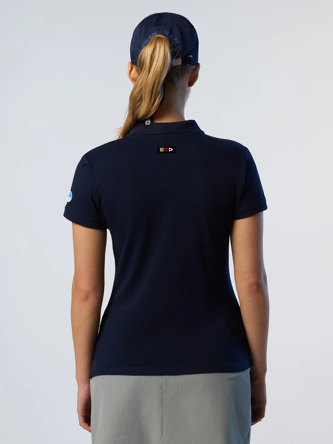 North Sails GB1 polo piqué stretch bleu océan femme