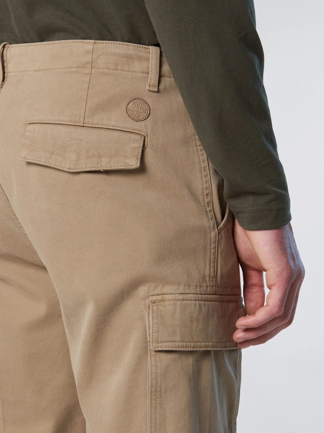 North Sails America pantalon cargo gabardine stretch