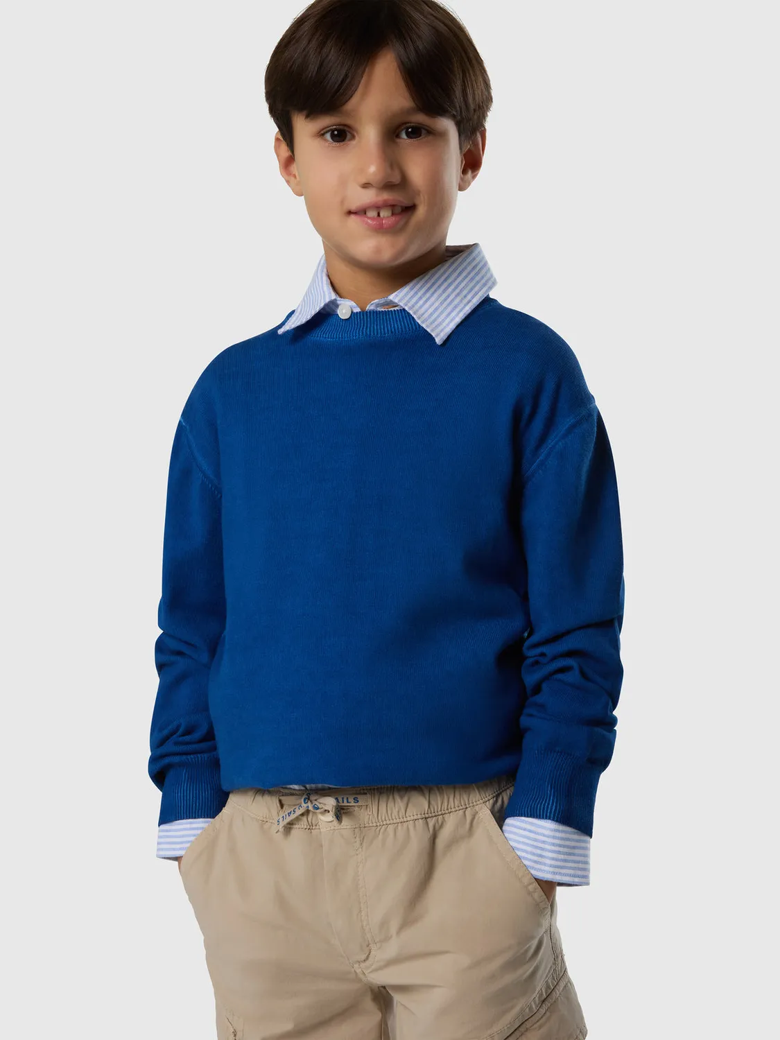 North Sails pull enfant col rond coton bio