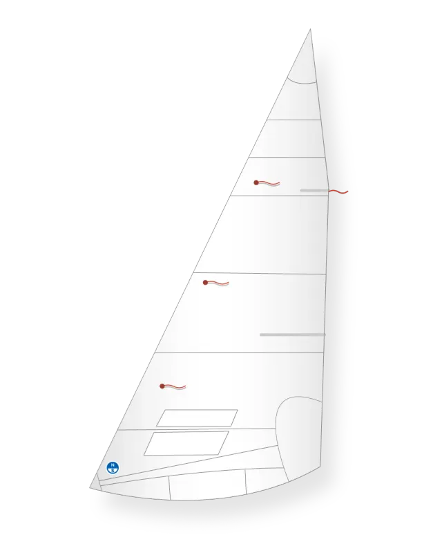 North Sails Lightning 5-A+ foc cross-cut