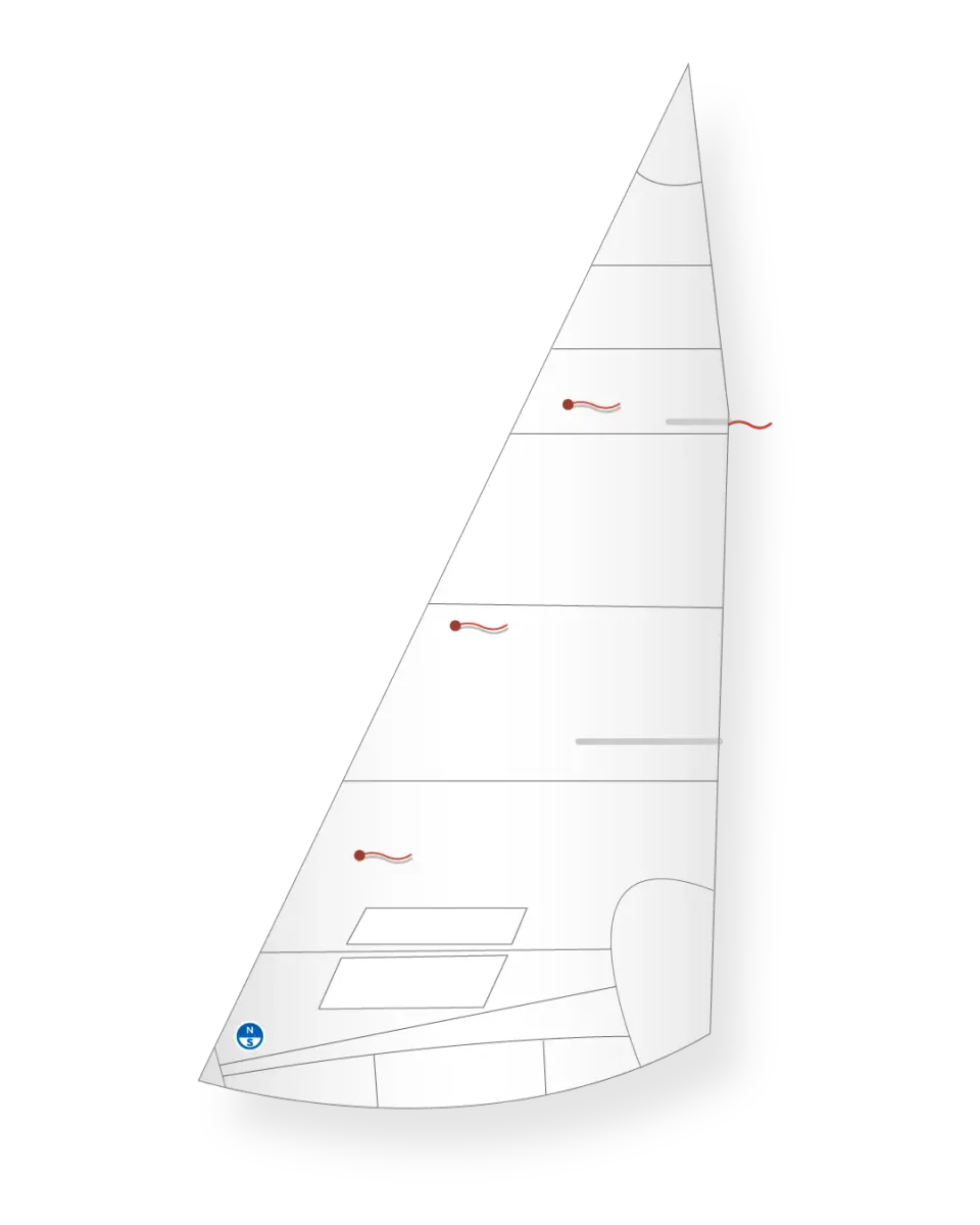 North Sails Lightning 5-A+ foc cross-cut