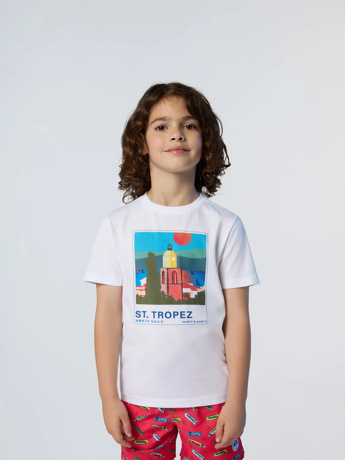 North Sails Graphic T-shirt coton bio col rond