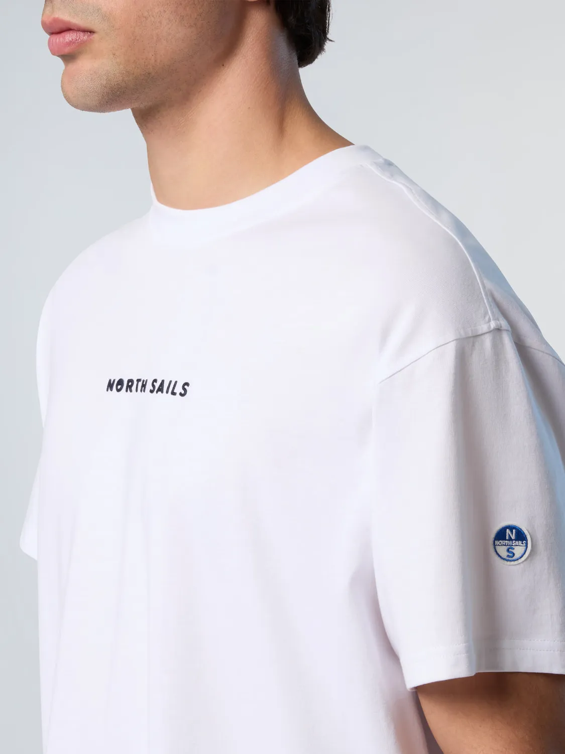 North Sails t-shirt col rond print coton bio