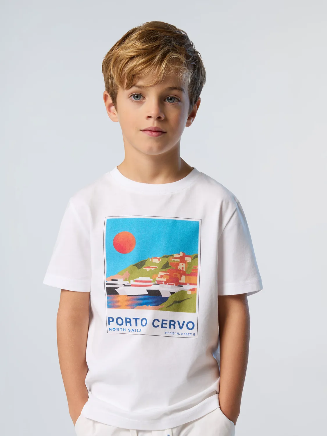 North Sails Graphic T-shirt coton bio col rond