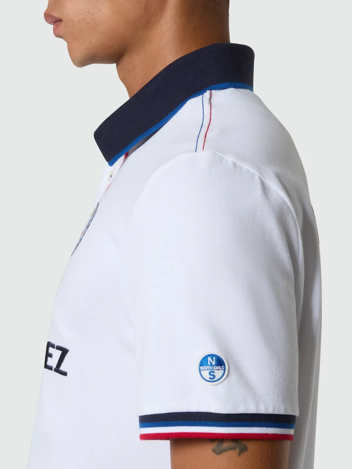 North Sails Saint-Tropez polo homme coton blanc