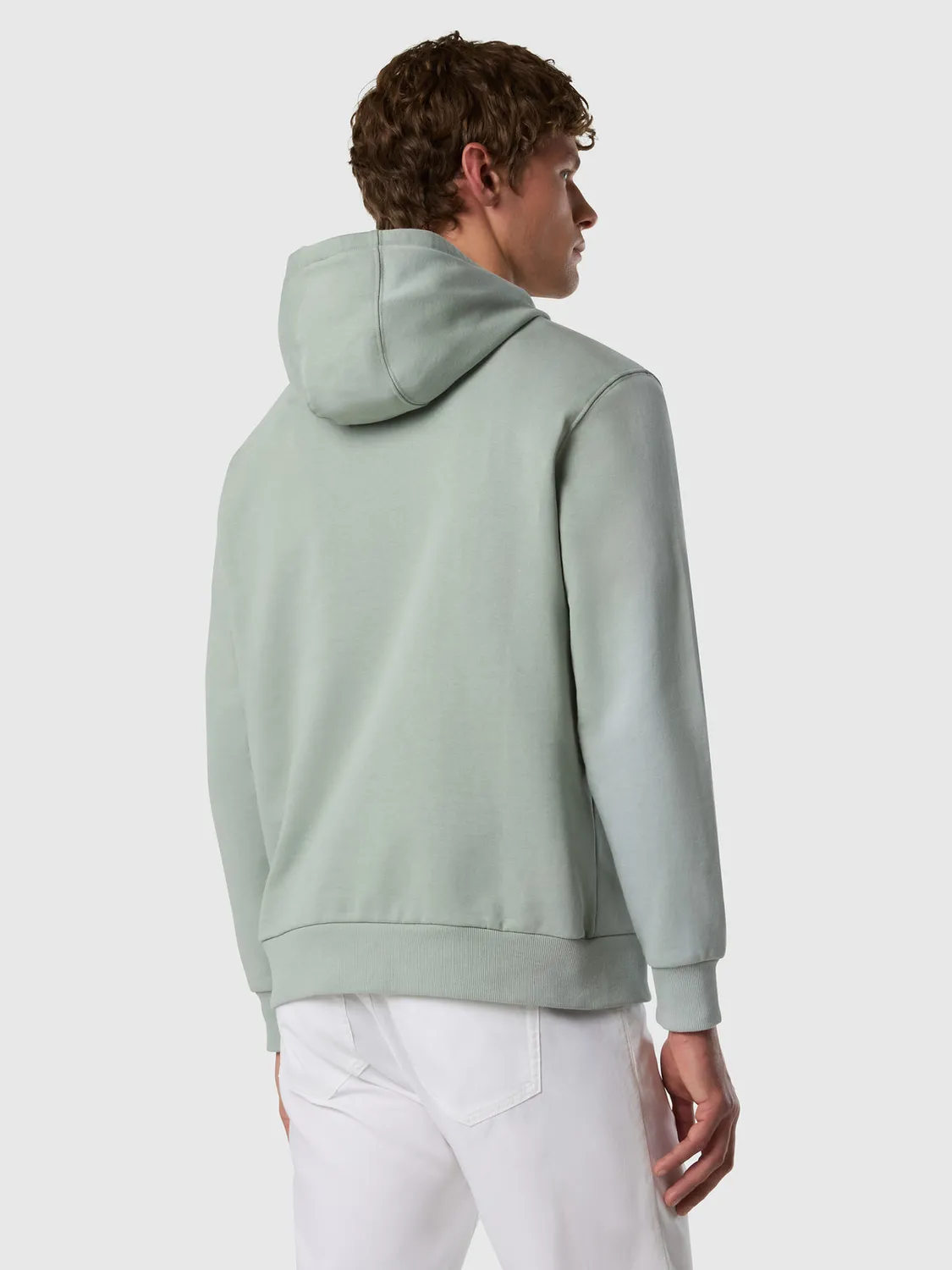 North Sails hoodie maxi logo coton bio poche kangourou