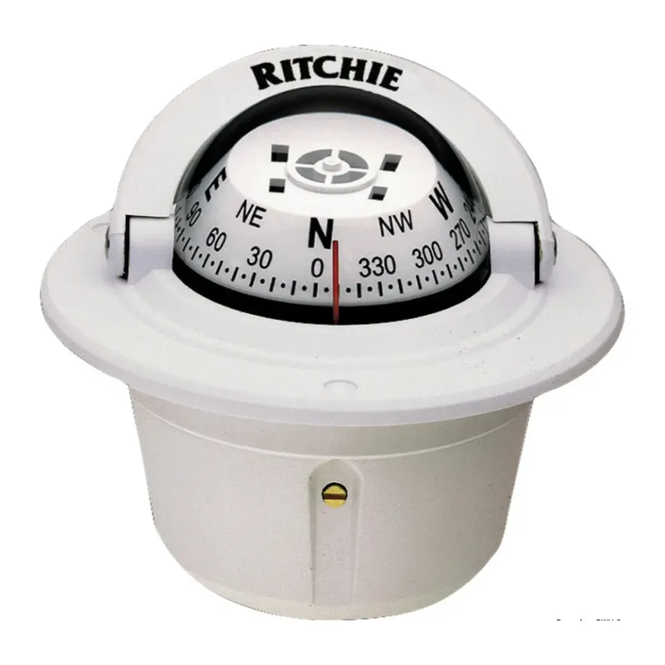 Ritchie Explorer compas encastrable blanc 2"3/4 LED 12V