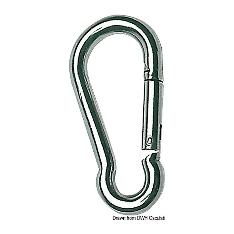 easysea mousqueton inox 316 8 mm lot de 10