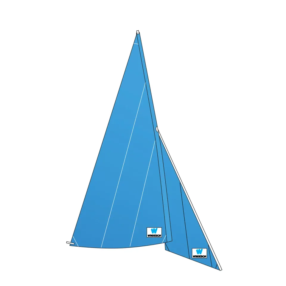 OPTIPARTS EX2035 jeu voiles Pico grand-voile + foc bleu