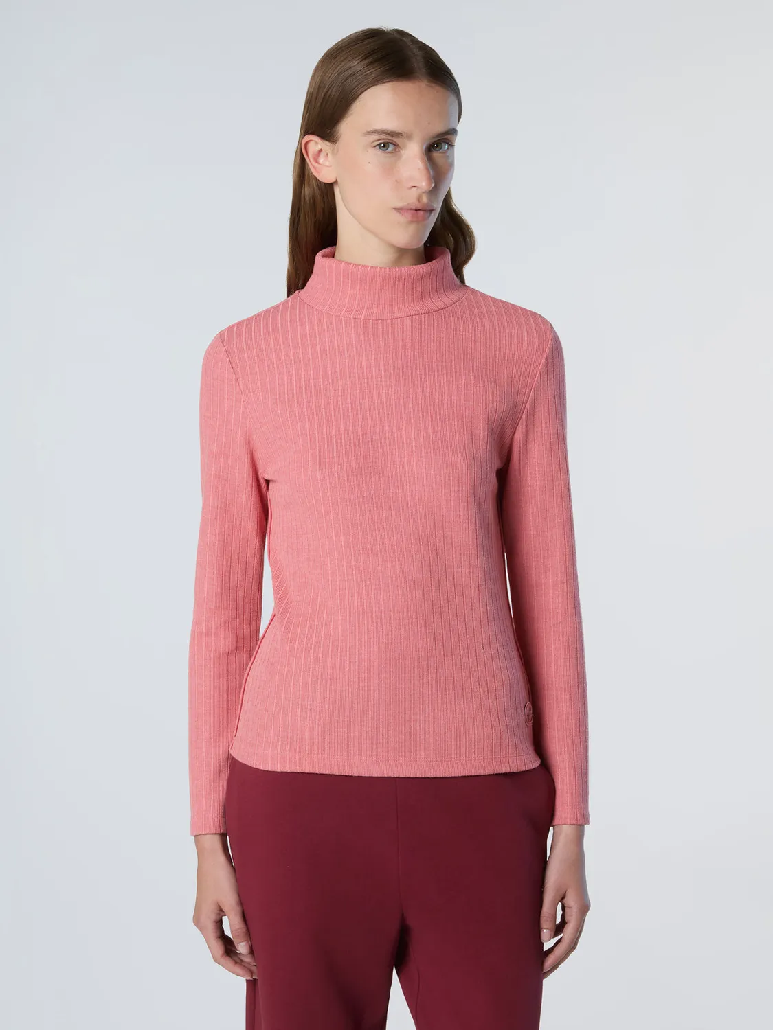 North Sails pull col roulé jersey côtelé viscose