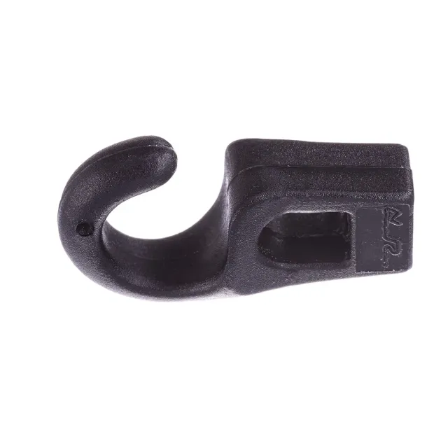 RWO R8403 Crochet Nylon Noir 6 mm x2 Résistant UV