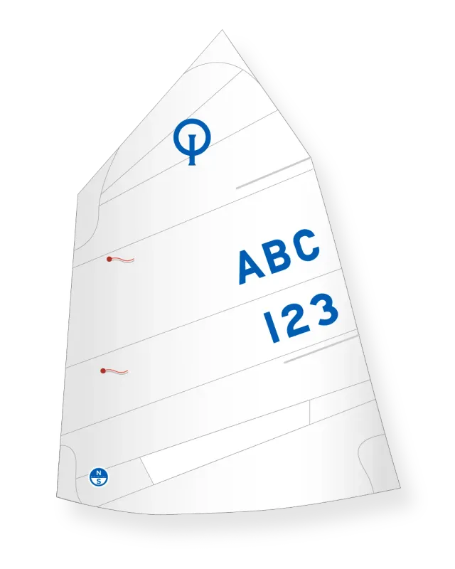North Sails Optimist C-7 grand-voile crosscut