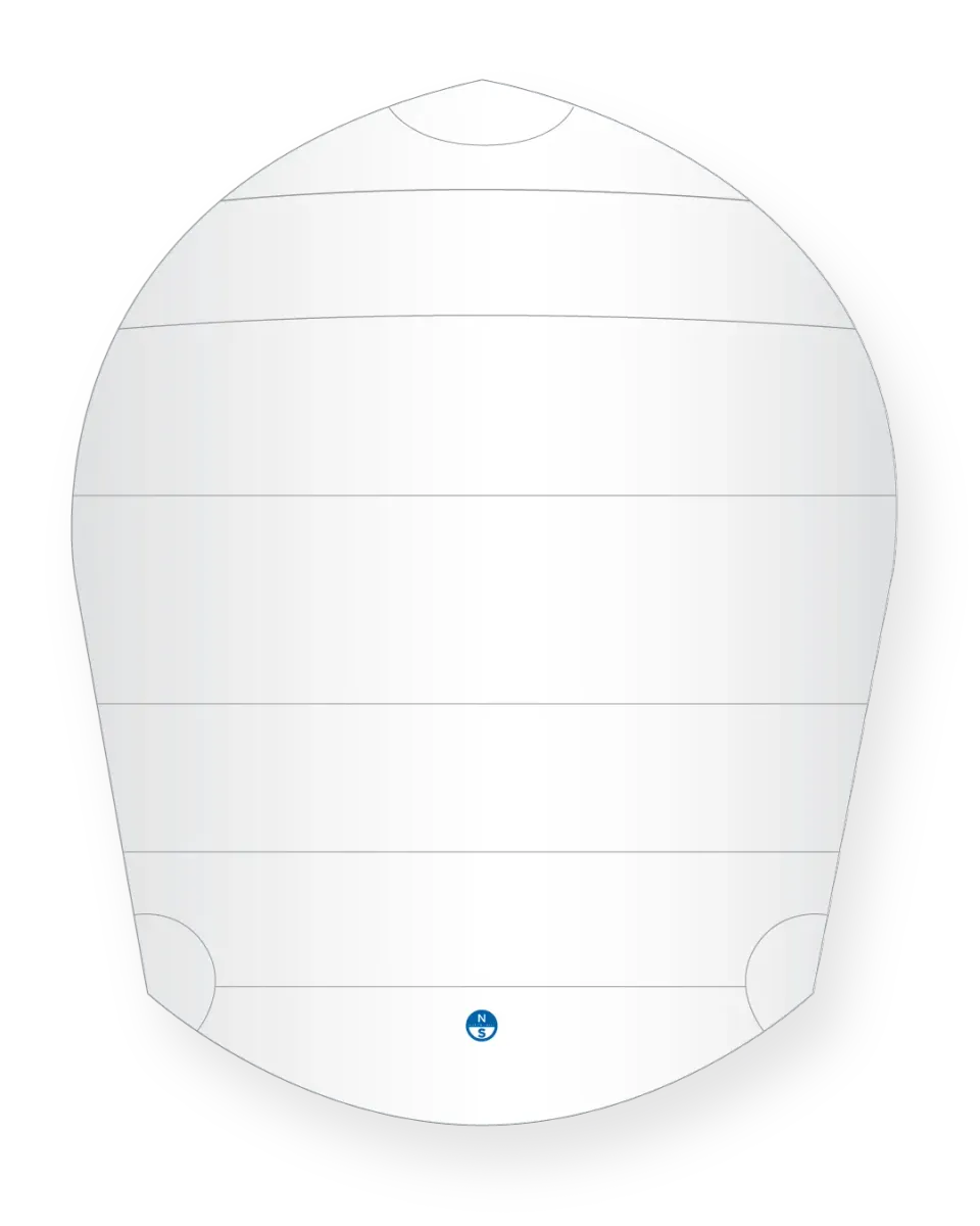 North Sails Mirror Max-4 spinnaker taille max