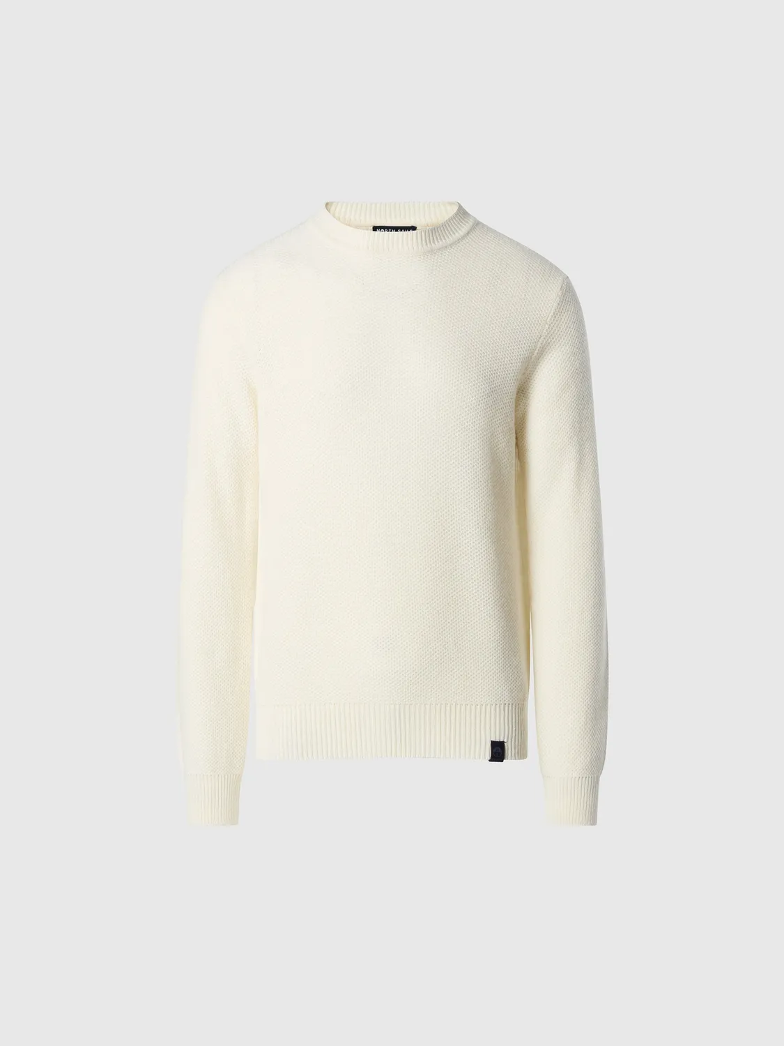 North Sails Honeycomb pull col rond homme marshmallow