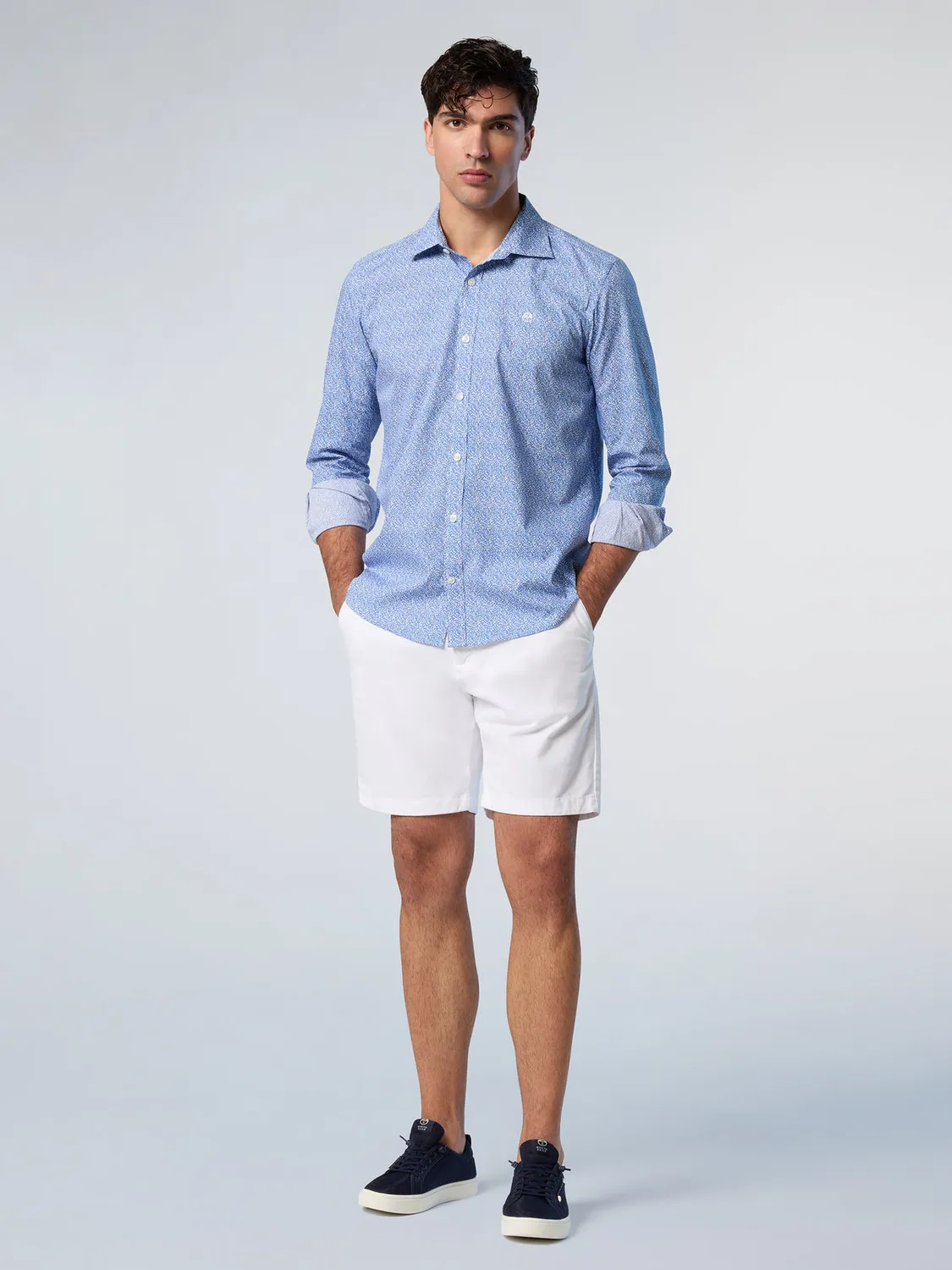 North Sails chemise popeline motifs coton homme