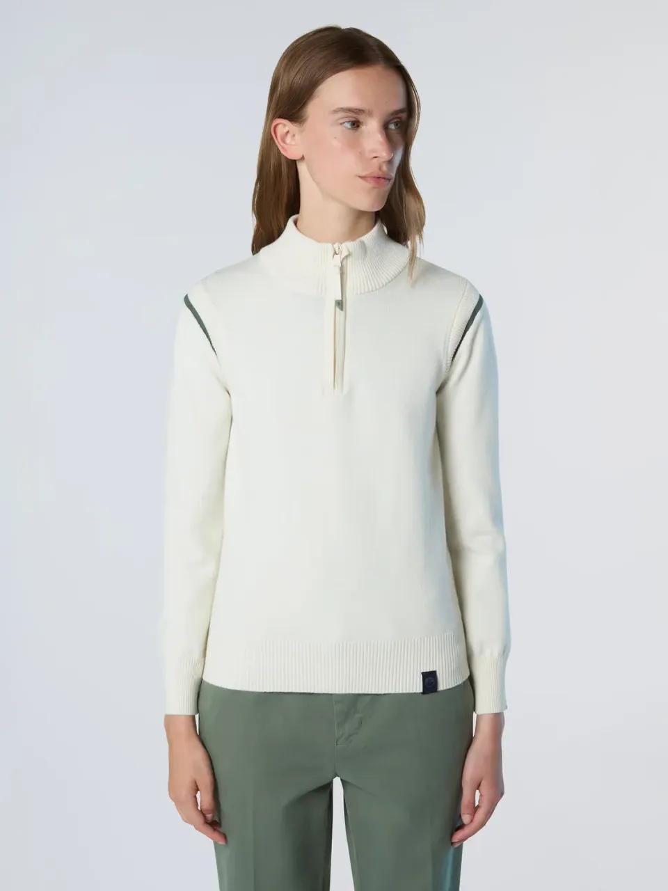 North Sails pull col montant viscose zip Milano