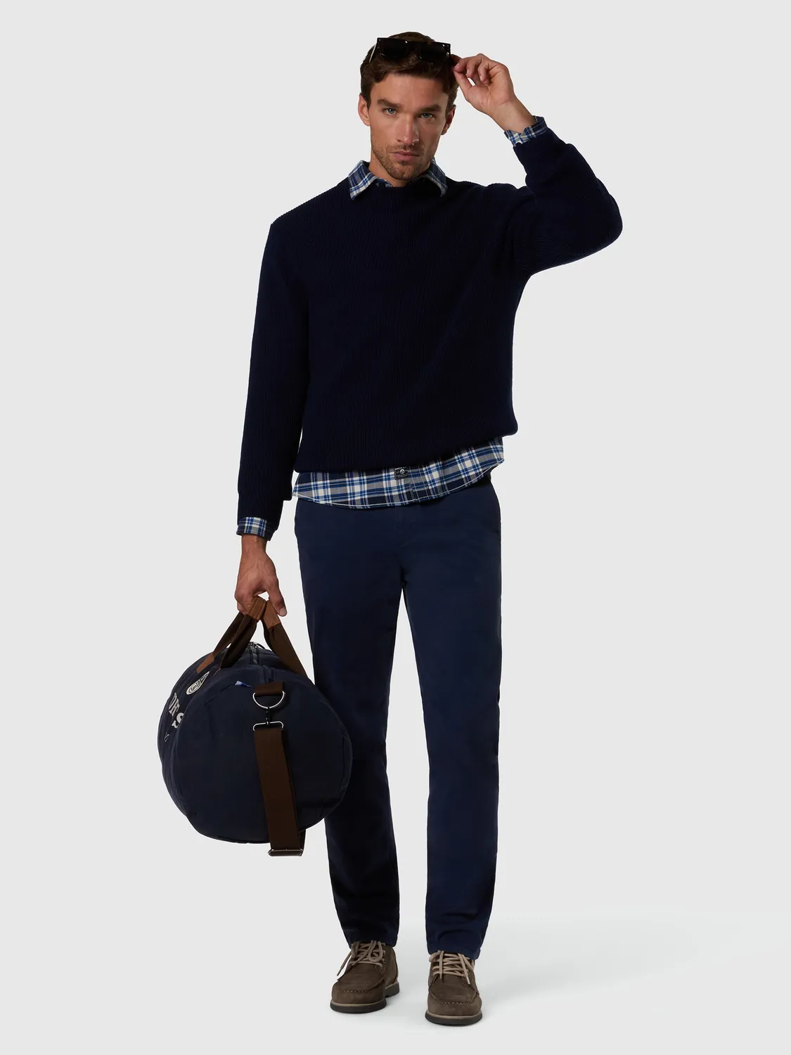 North Sails Archive pull col montant homme noir
