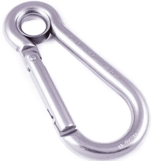 Sea Sure mousqueton forgé œil 5 mm inox