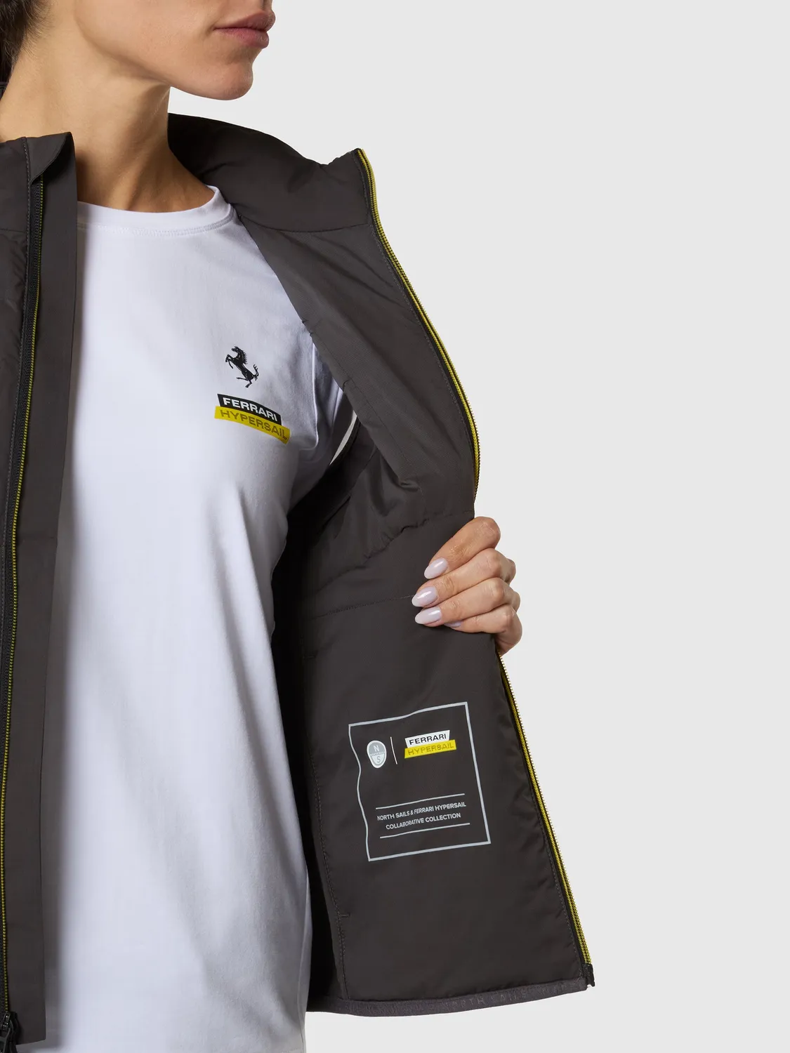 North Sails Ferrari Hypersail gilet Hybrid Phantom femme